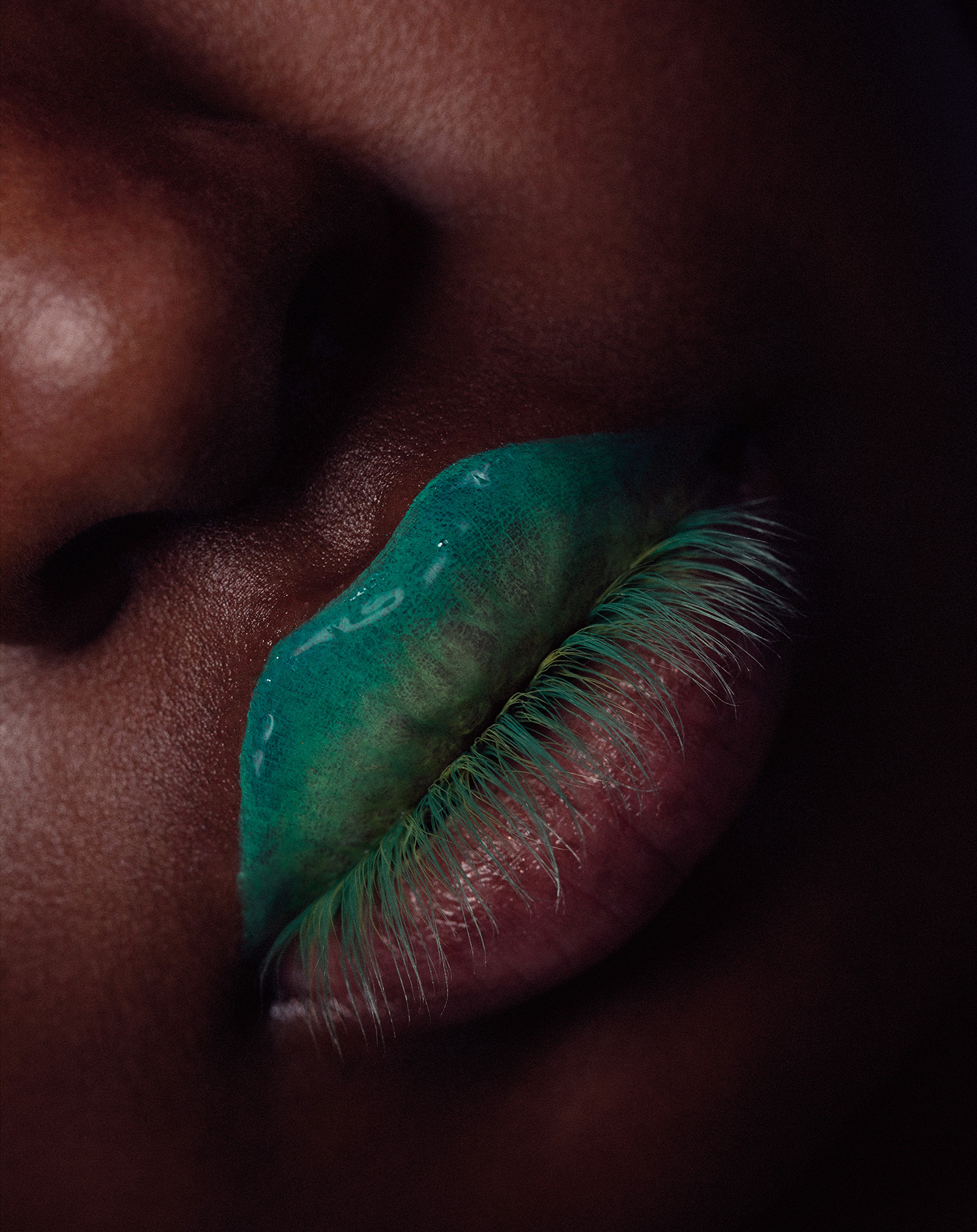 green lips